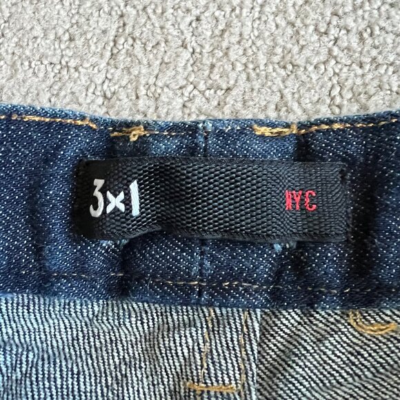 3x1 NYC Men’s M5 Slim Selvedge Raw Denim Jeans Sz 33x28 Made In USA M5SL20070 #1 - Picture 7 of 16
